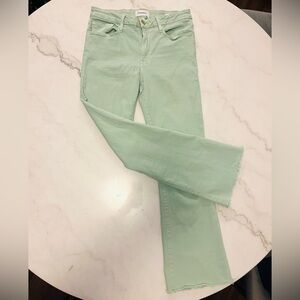 Frame Jeans Green size 27 flare